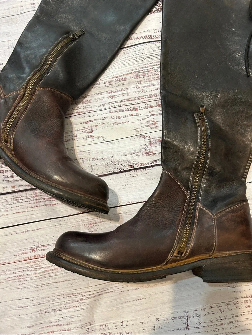 Bed Stu Manchester Classic Tall Leather Riding Boots